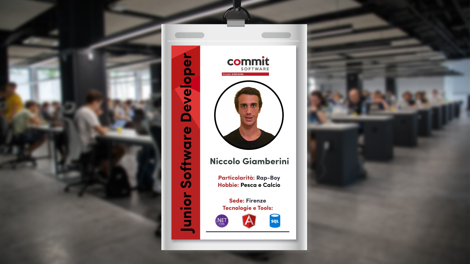 Chi siamo: Niccolo Giamberini - commit software