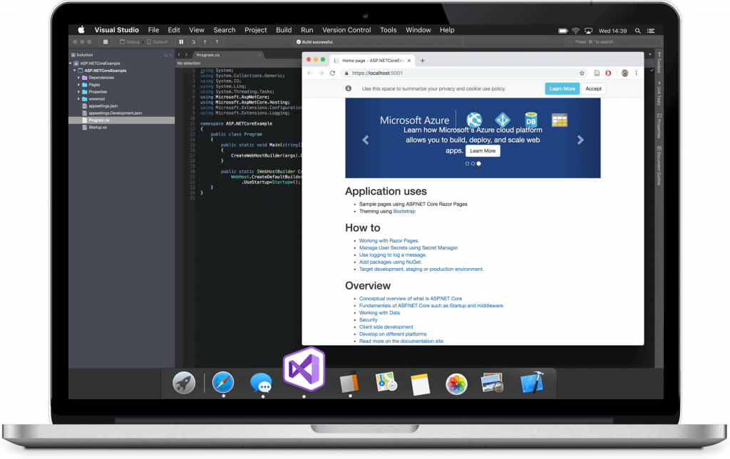Realizzazione software per il Macbook con .NET Core